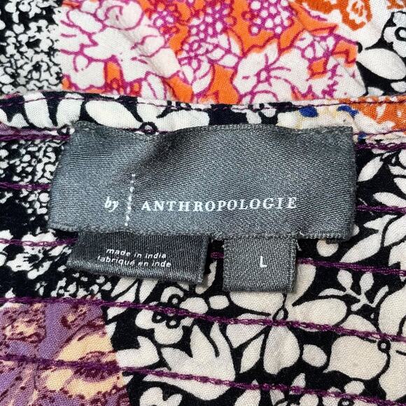 By Anthropologie Lounge Around Multicolor Print Jumpsuit   Size: L - Picture 6 of 6